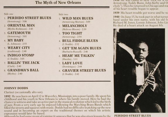 Dodds,Johnny: The Myth Of New Orleans, Giants Of Jazz(LPJT 47), I, 1986 - LP - H6719 - 5,50 Euro