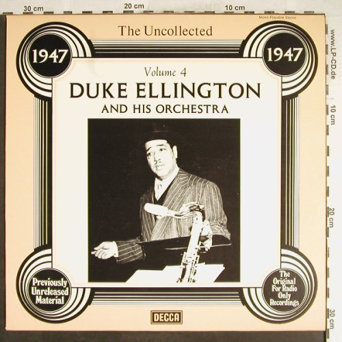 Ellington,Duke & his Orchestra: The Uncollected Vol.4, Decca(6.23578 AG), D, 1978 - LP - H6762 - 6,00 Euro
