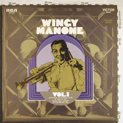 Manone,Wingy: Vol.1,Muster-Stol&Stol, RCA Victor(LPV-563), US, Mono, 1969 - LP - H6767 - 9,00 Euro