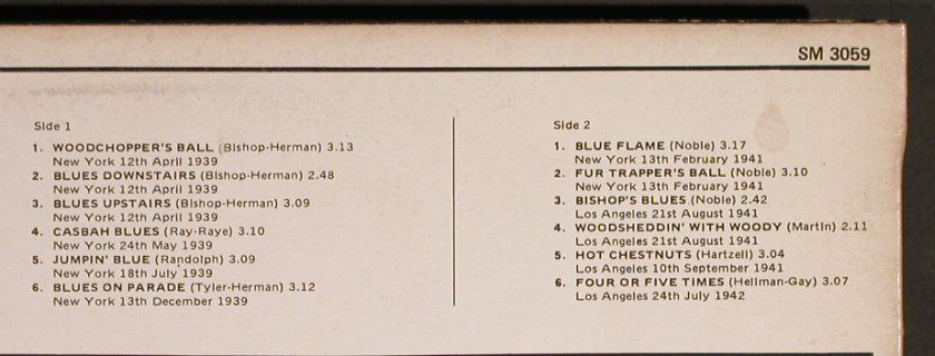 Herman,Woody: Jumpin with W.H.First Herd, m-/vg+, Joker(SM 3059), I(1939-42), 1970 - LP - H6887 - 5,50 Euro
