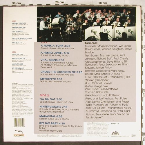 Paley,Ron: Big Band Jazz Rocks and Swing, Black-Hawk(BHK534-1 D), D, 1987 - LP - H6951 - 5,50 Euro