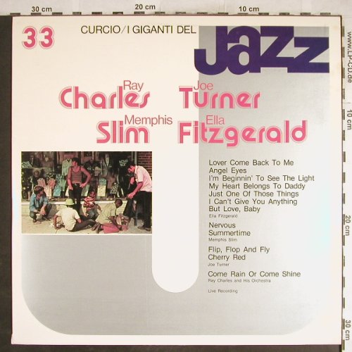 Charles,Ray/J.Turner/M.Slim/E.Fitzg: I Giganti Del Jazz 33,Foc, Curcio(GJ-33), I,  - LP - H7000 - 5,50 Euro