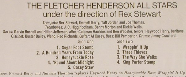Fletcher Henderson All Stars: Big Reunion, Rex Stewart, Hall of Fame(JG-624), US,  - LP - H7060 - 7,50 Euro