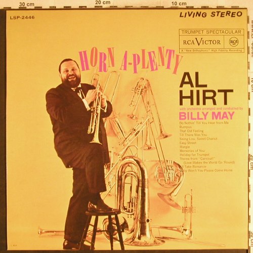 Hirt,Al: Horn A-Plenty, Orch.Billy May, RCA(LPM/LSP-2446), D, 1994 - LP - H7722 - 9,00 Euro
