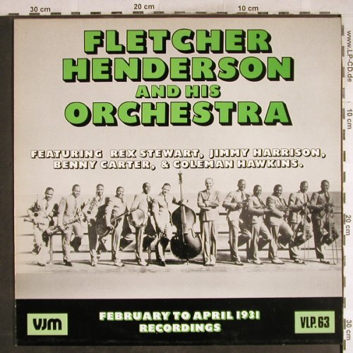Henderson,Fletcher  and h.Orch.: February to April 1931 recordings, VJM(VLP 63), UK, 1987 - LP - H7752 - 7,50 Euro
