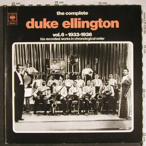 Ellington,Duke: The Complete Vol. 6, 1933-36, Foc, CBS(CBS 88137), F, 1975 - 2LP - H7911 - 7,50 Euro