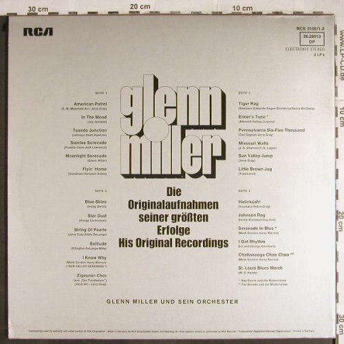Miller,Glenn: Die Original Aufnahmen s.gr.Erfolge, RCA(26.28013 DP), D Foc, Ri,  - 2LP - H8354 - 6,00 Euro