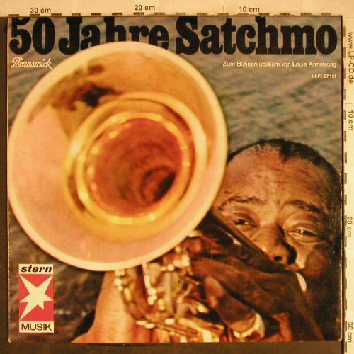 Armstrong,Louis: 50 Jahre Satchmo..., vg+/m-, Brunswick/Stern Musik(87 121), D, 1965 - LP - H8620 - 6,00 Euro