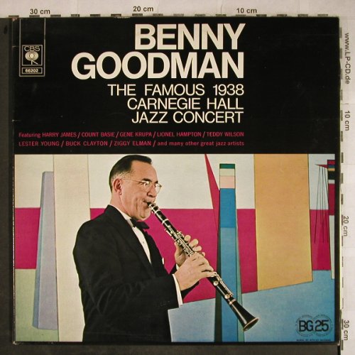 Goodman,Benny: The Famous 1938 Carnegie Hall JazzC, CBS(CBS 66 202), NL, Ri, 1970 - 2LP - H9267 - 9,00 Euro