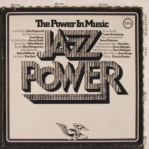 V.A.Jazz Power- The Power in Music: Ella Fitzgerald...Charlie Parker, Verve(2367 201), D, m-/vg+,  - LP - H9985 - 5,00 Euro
