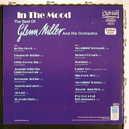 Miller,Glenn: In The Mood-The Best Of, Club Ed., Capriola(46303 4), D, 1983 - LP - V1036 - 5,00 Euro