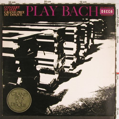 Loussier,Jacques / Michelot/Garros: Concert in Jazz - play Bach, Mono, Decca,Sonderaufl.(71 890), D, m-/vg+, 1965 - LP - V1256 - 14,00 Euro