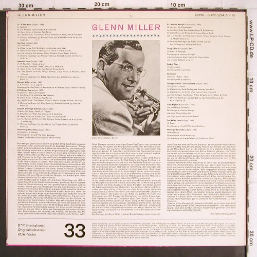 Miller,Glenn: In Seinen Größten Erfolgen(1939-42), RCA/S*R-Sonderauflage(73 676), D,  - LP - V1261 - 7,50 Euro
