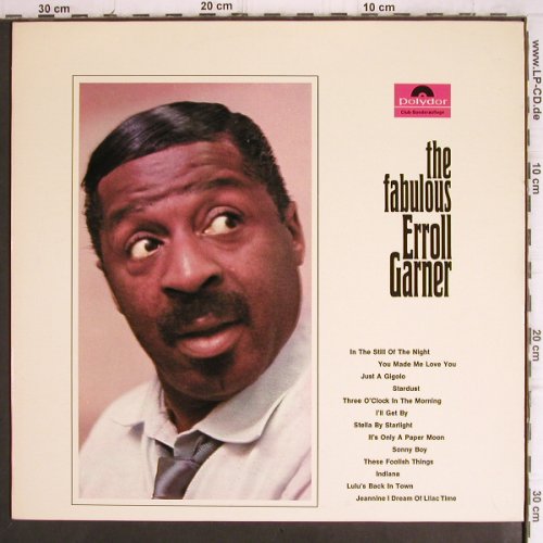 Garner,Erroll: The Fabulous, Club-Sonderauflage, Polydor (76 295), D, 1966 Typ: LP Best.-Nr.: V1262 Preis: 9,00 Euro