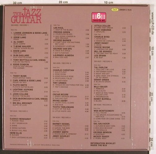 V.A.The Jazz Guitar: 74 Tr., Box, Booklet, Joker(C 76/6), I, 1983 - 6LP - V1347 - 17,50 Euro