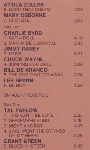 V.A.The Jazz Guitar: 74 Tr., Box, Booklet, Joker(C 76/6), I, 1983 - 6LP - V1347 - 17,50 Euro