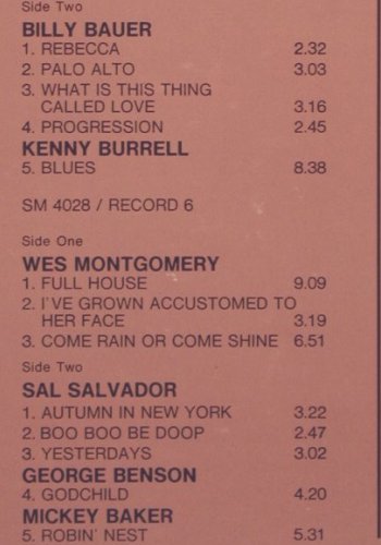 V.A.The Jazz Guitar: 74 Tr., Box, Booklet, Joker(C 76/6), I, 1983 - 6LP - V1347 - 17,50 Euro