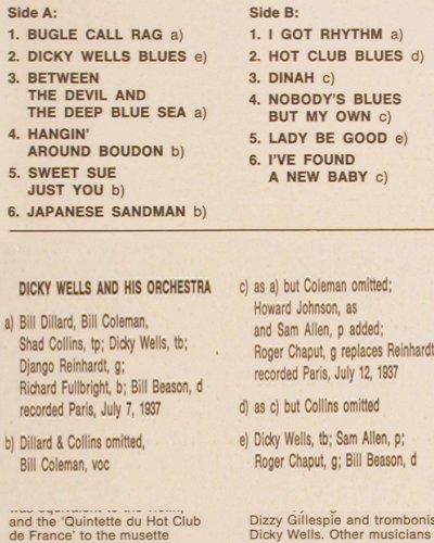 Django Reinhardt & Dicky Wells: in Paris 1937, Polydor (423 232), D, Mono, 1966 Typ: LP Best.-Nr.: V1349 Preis: 17,50 Euro