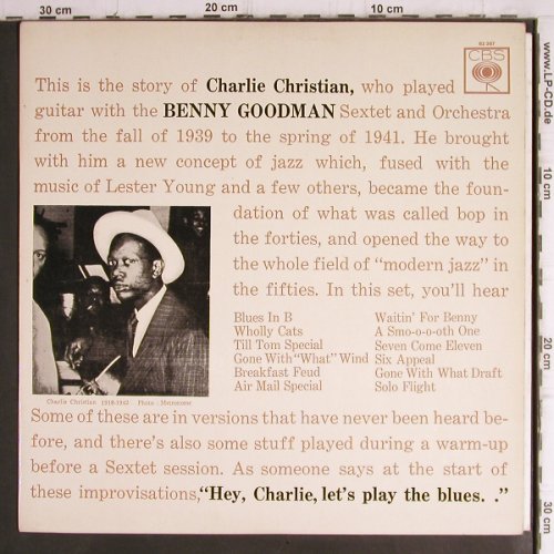 Christian,Charlie: with the Benny Goodman Sextet&Orch., CBS (62 387), F Typ: LP Best.-Nr.: V1352 Preis: 9,00 Euro