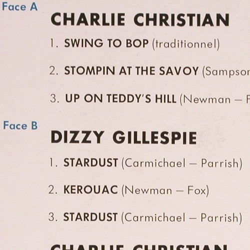Christian,Charlie / Dizzy Gillespie: The Many Faces of Jazz, Vol.20,live, Mode (CMDEVR 9738), F, vg+/m- Typ: LP Best.-Nr.: V1353 Preis: 9,00 Euro