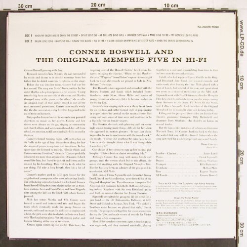 Boswell,Connie & Orign.Memphis Five: in Hifi, RCA (RJL-2628(M)), J, 1983 Typ: LP Best.-Nr.: V14 Preis: 6,00 Euro