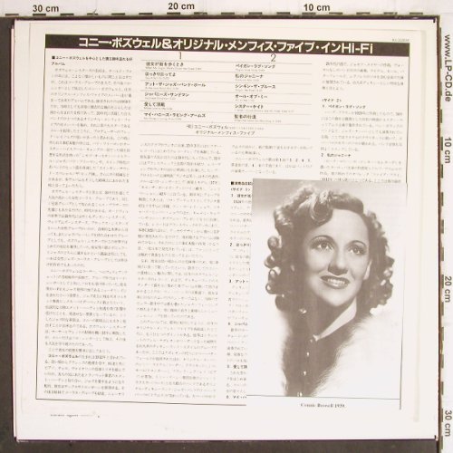 Boswell,Connie & Orign.Memphis Five: in Hifi, RCA (RJL-2628(M)), J, 1983 Typ: LP Best.-Nr.: V14 Preis: 6,00 Euro