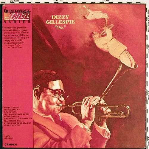 Gillespie,Dizzy: Diz, Mono, Camden (QJ-25071), UK, 1978 Typ: LP Best.-Nr.: V1550 Preis: 7,50 Euro