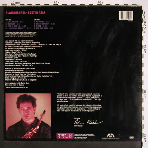 Michael,Alan: Lost in Asia, Passport(PJ 88041), D, 1988 - LP - V1654 - 6,00 Euro