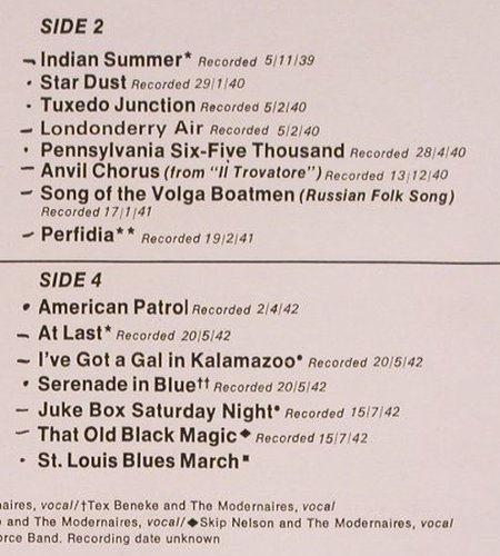 Miller,Glenn: In Memorial 1944-1969, Foc, woc, RCA Victor(GM.1), UK,Mono, 1970 - 2LP - V1790 - 7,50 Euro