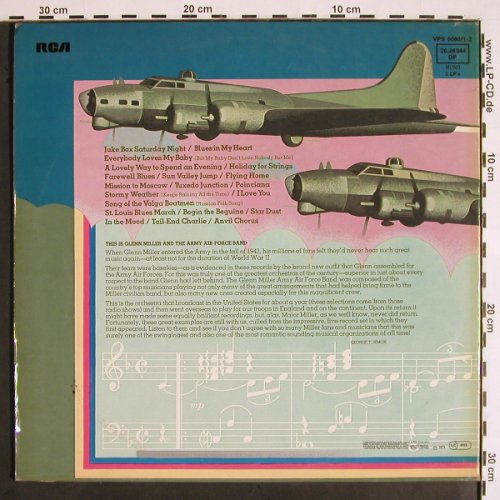 Miller,Glenn: & the Army Air Force Band,Foc, RCA, Mono(26.28044), D, 1973 - 2LP - V1795 - 9,00 Euro