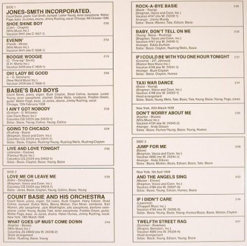 Basie,Count: The Count and the President, Foc, CBS(1936 & 1939)(CBS 88667), NL(Vol.1), 1985 - 2LP - V2092 - 12,50 Euro