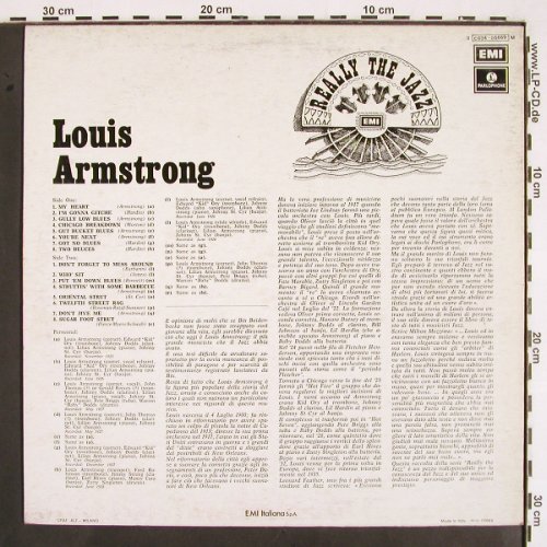 Armstrong,Louis: Really the Jazz  (1925-1928), Parlophone/EMI(C 034-05669), I, 1974 - LP - V2093 - 9,00 Euro
