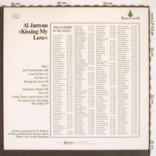 Jarreau,Al: Kissing My Love, Tobacco Road-Vol.115 (B/2615), D Typ: LP Best.-Nr.: V216 Preis: 5,00 Euro