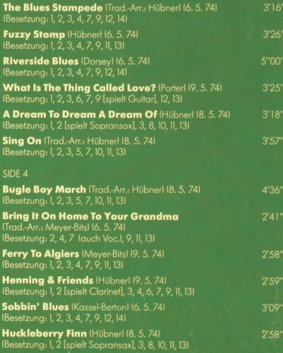 Hamburg Oldtime All Stars: City Jazz,Foc, Telefunken(TS 3288/1-2), D, 1974 - 2LP - V2191 - 9,00 Euro