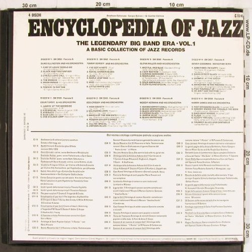 V.A.Encyclopedia Of Jazz: Vol.1-Legendary Big Band Era, Joker/Dischi(C 11/4), I, BoxSet, 1970 - 4LP - V223 - 14,00 Euro