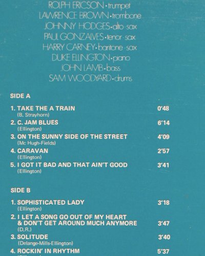 Ellington,Duke - Jazz Group: 1963 (Live), Musidisc(30 JA 5145), F, Ri,  - LP - V2301 - 9,00 Euro