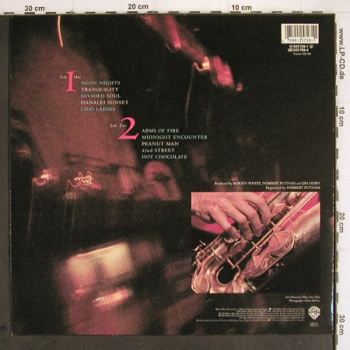 Horn,Jim: Neon Nights, WB (925 728-1), D, 1988 Typ: LP Best.-Nr.: V261 Preis: 6,00 Euro