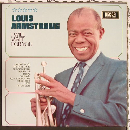 Armstrong,Louis: I Will Wait For You, Decca American Series(SLK 86 053-P), D, 1968 - LP - V2714 - 12,50 Euro