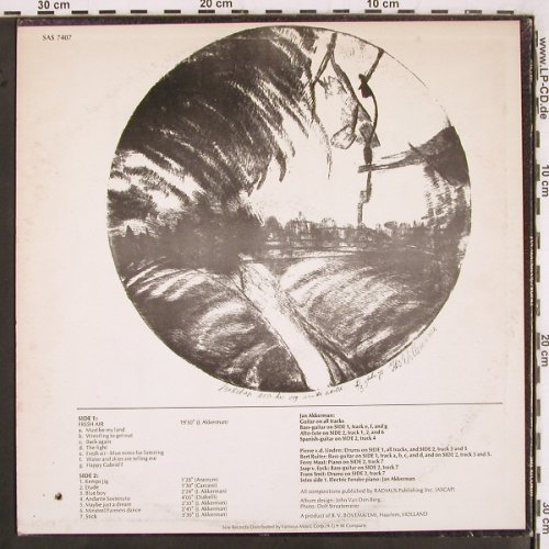 Akkerman,Jan: Profile, SIRE (SAS 7407), US, co, 1972 Typ: LP Best.-Nr.: V3117 Preis: 7,50 Euro
