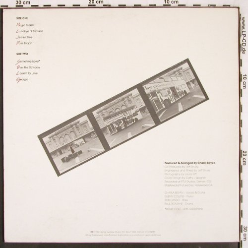 Bevan,Charla: Shady Waif, Foc, Crying Swallow Music (CSM1111), US, 1986 Typ: LP Best.-Nr.: V3149 Preis: 25,00 Euro