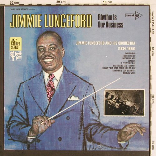 Lunceford,Jimmie: Rhythm Is Our Business,1934-35, Coral(COPS 2878), D, stoc,  - LP - V343 - 6,00 Euro