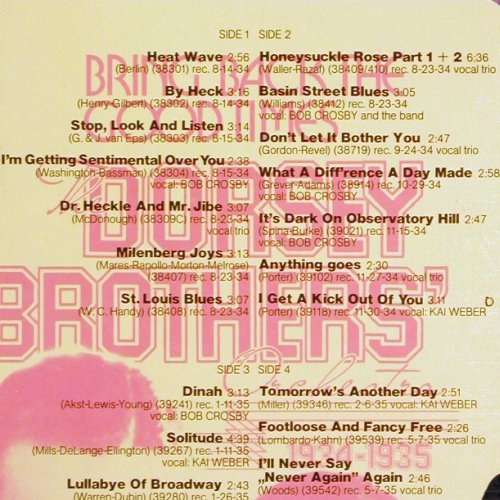 Dorsey Brother Orchester: Bring Back the good Times, Foc, MCA Coral (6.28315 DP), D, 1975 Typ: 2LP Best.-Nr.: V344 Preis: 9,00 Euro