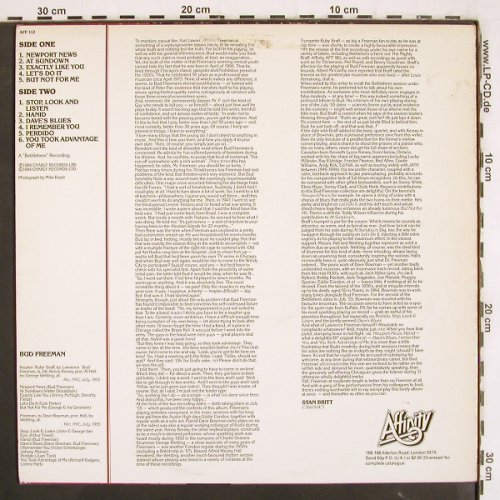 Freeman,Bud: Stop,Look and Listen to'55, vg+/vg+, Affinity (AFF 112), UK, 1984 Typ: LP Best.-Nr.: V3644 Preis: 6,00 Euro