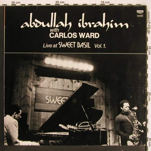 Ibrahim,Abdullah w. Carlos Ward: Live at Sweet Basil Vol.1, vg+/m-, Black Hawk/Ekapa (BKH 50204), D, Ri, 1986 Typ: LP Best.-Nr.: V3649 Preis: 12,50 Euro