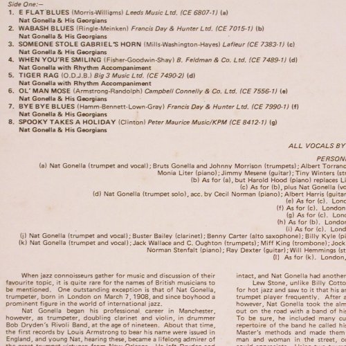 Gonella,Nat and his Georgians: Georgia on my Mind (1935-41), World Records (SH 369), UK, 1980 Typ: LP Best.-Nr.: V3681 Preis: 9,00 Euro