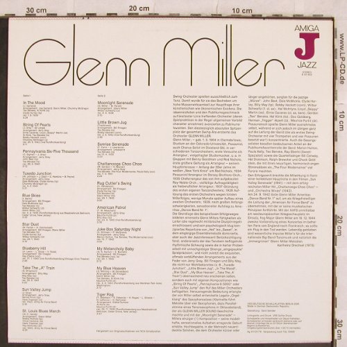 Miller,Glenn: Original, Amiga(8 55 602), DDR, 1978 - LP - V51 - 6,00 Euro