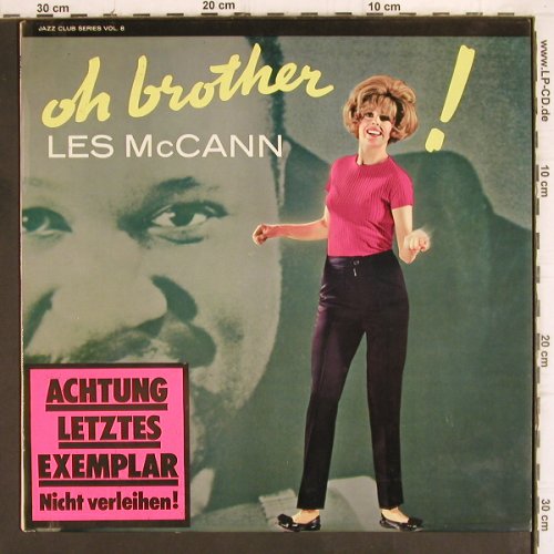 Mc Cann,Les: Oh Brother, Stoc, m-/vg+, Mono, Fontana(683 258 JCL), NL, 1964 - LP - V711 - 15,00 Euro