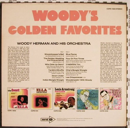 Herman,Woody & his Orchestra: Woody's Golden Favorites, Coral(COPS 1503), D,  - LP - X1347 - 6,50 Euro