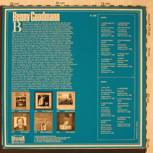 Goodman,Benny: Swingtime with,OriginalAufn.1935-39, Historia(H-623), D,  - LP - X2551 - 5,00 Euro
