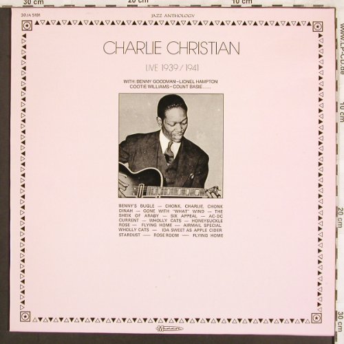 Christian,Charlie: Live 1939 / 1941, Musidisc(30 JA 5181), F,  - LP - X3253 - 7,50 Euro